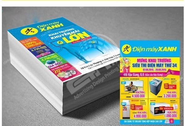 bố cục in tờ rơi đẹp