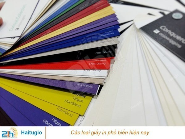 các loại giấy in tờ rơi phổ biến