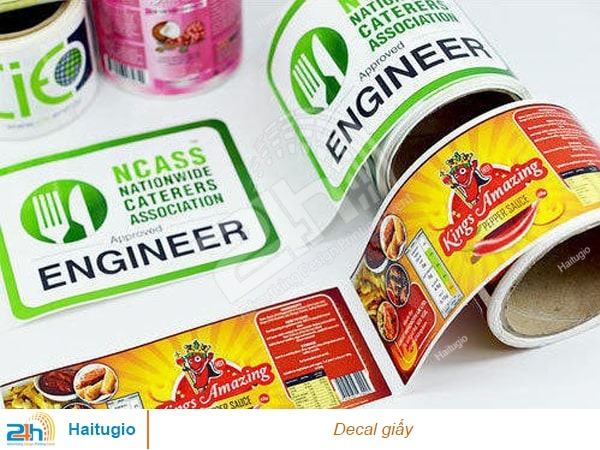 decal giấy