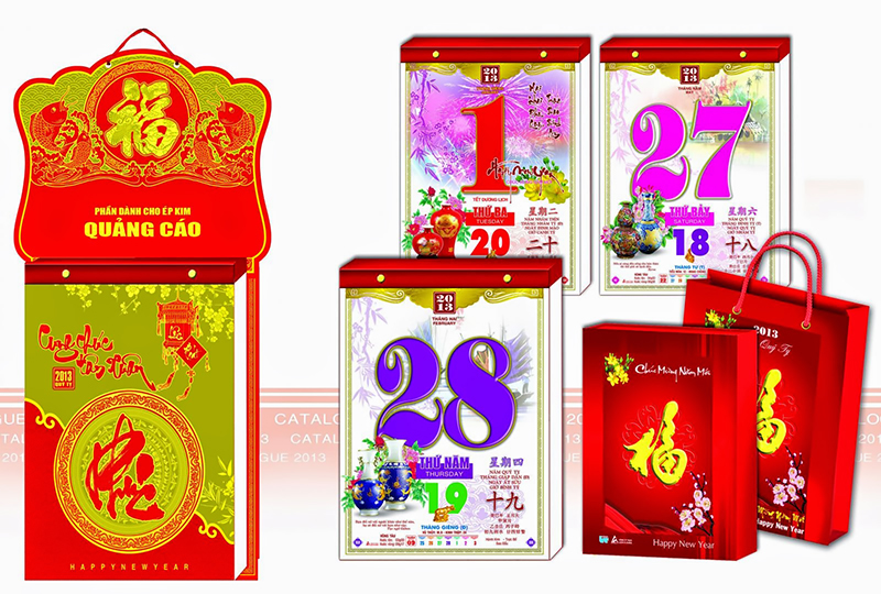 in lịch tết in lịch tết