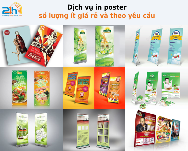 Dịch vụ in poster số lượng ít giá rẻ và theo yêu cầu
