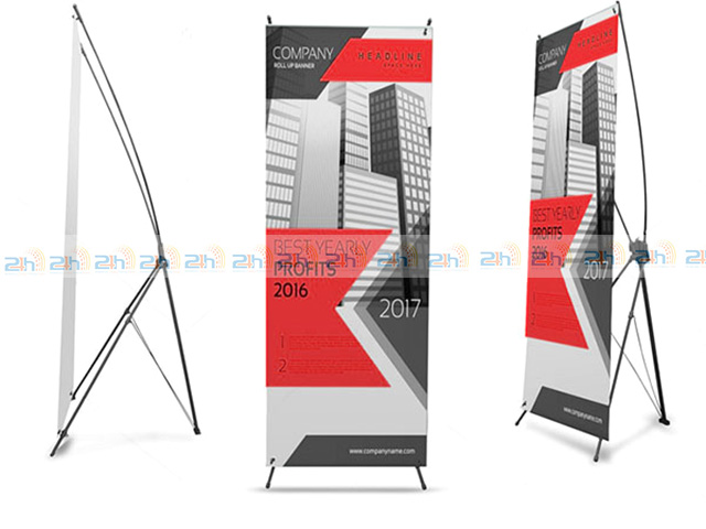 Haitugio hướng dẫn cách lắp standee chữ x đơn giản
