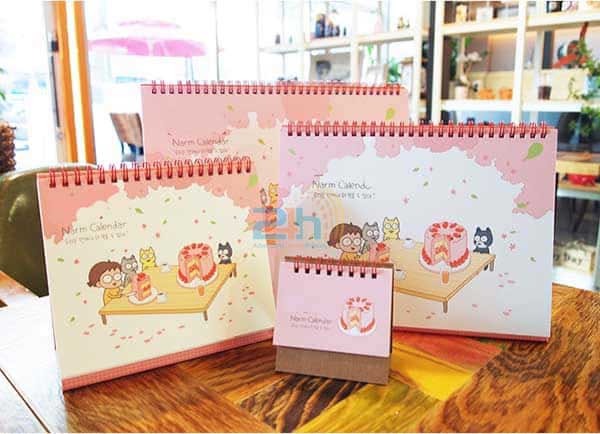 Lịch để bàn hình Doremon