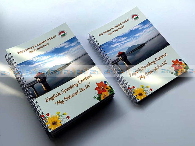 Các quyển sổ tay quà tặng in offset đều có màu sắc trung thực và sống động