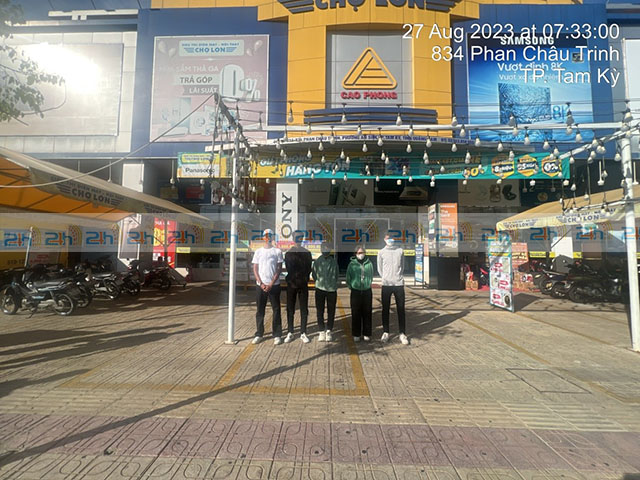 Phát tờ rơi Điện máy Chợ Lớn tại chi nhánh Tam Kỳ