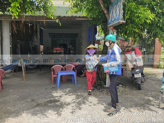 Dự án phát tờ rơi tại Vĩnh Long