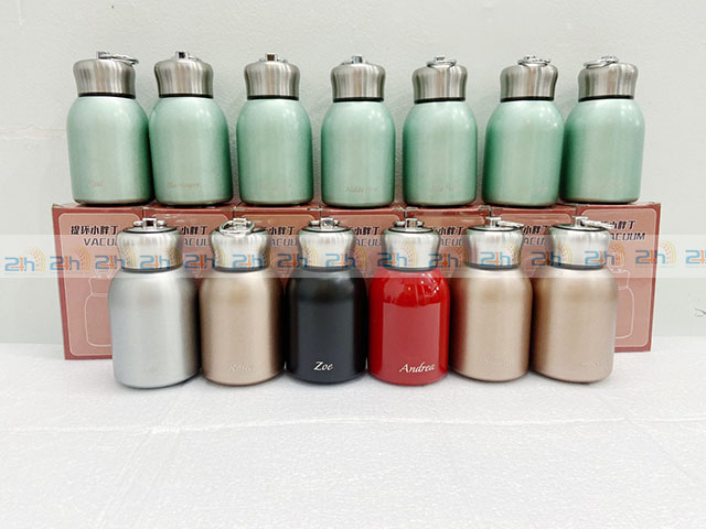 Bình giữ nhiệt mini quà tặng đa dạng màu sắc lẫn mẫu mã để lựa chọn