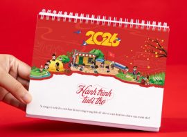 Lịch để bàn - Quà tặng ý nghĩa nhất 2026